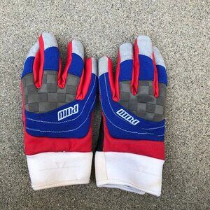 POW GLOVES Winter Gloves XS Men's Nylon Blend Blue Grey​
